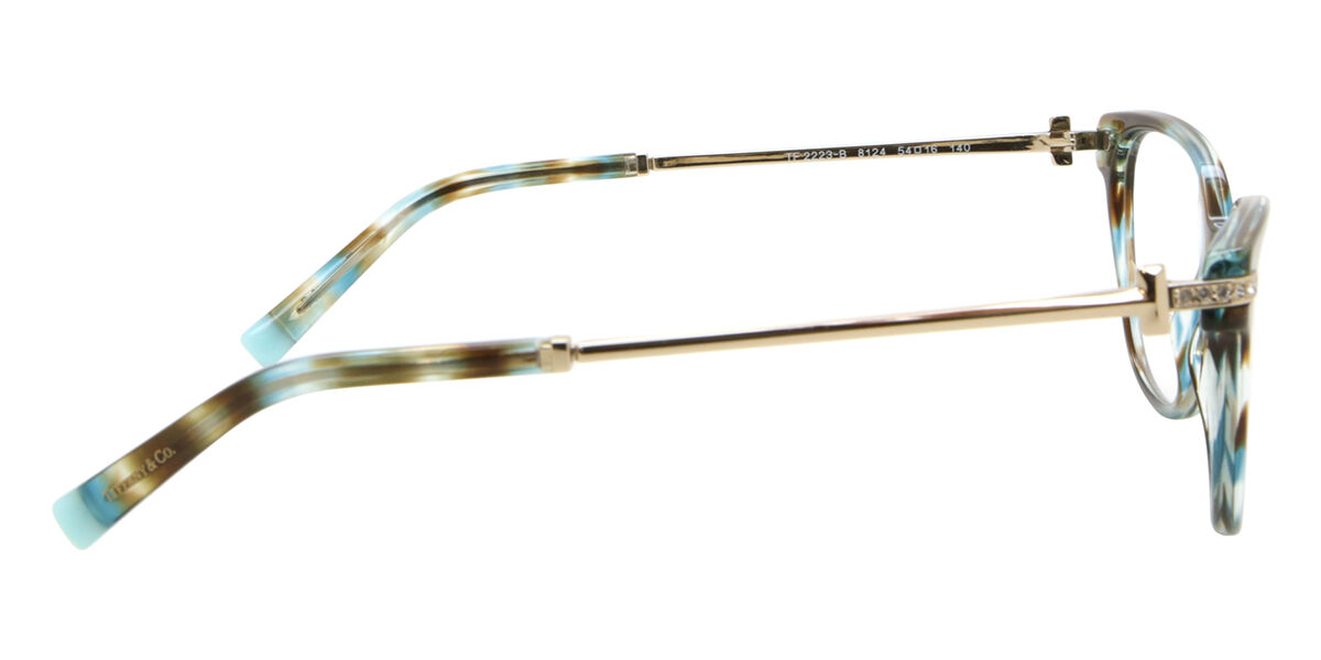 Tiffany & Co. TF2223B 8124 Cat Eye Green Tortoise Eyeglasses
