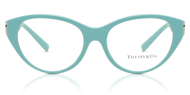 Tiffany & Co. Cat-Eye Women\'s Eyeglasses with Tiffany Blue Accents Tiffany & Co TF 2160-B 8244 Blue Gold Infinity Knot Crystal  main image 2