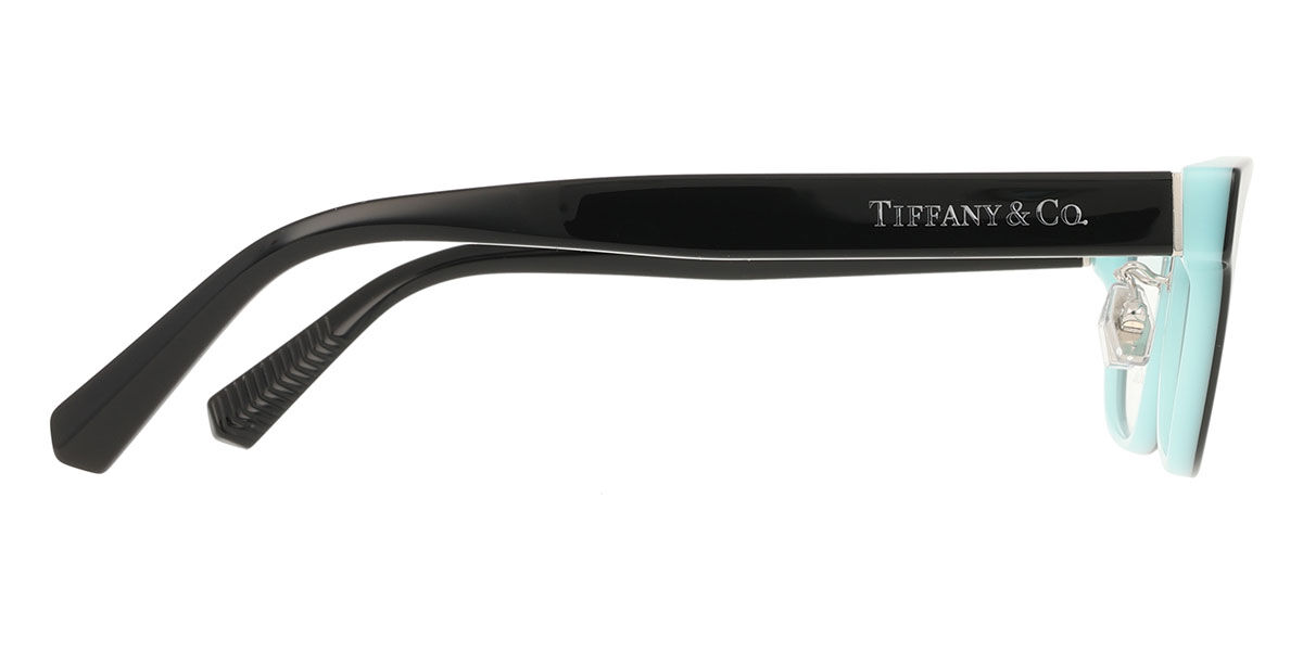 Tiffany & Co. TF2263D Asian Fit 8055 Black On Tiffany Blue