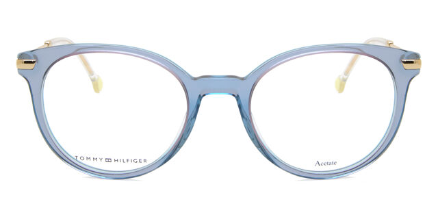 Tommy Hilfiger TH 1821 PJP Oval Transparent Blue Eyeglasses  display picture 3