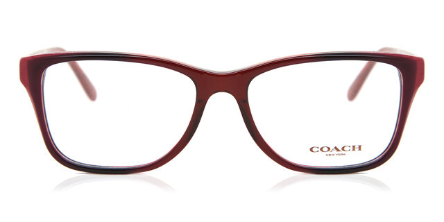 Coach Eyeglass Frames HC 6129 52-16-140 Berry Laminate 5532 Coach HC6129 Eyeglasses | Select Eyewear main image 2