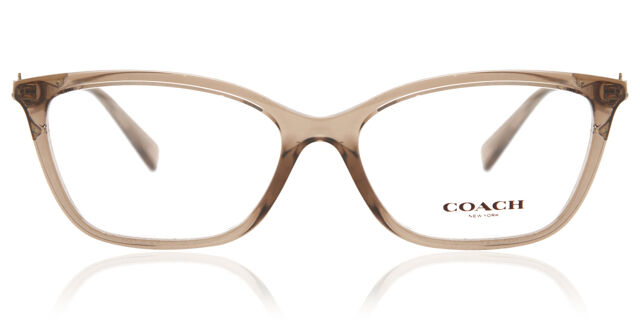 Coach HC6146U 5561 Rectangle Transparent Brown Eyeglasses  display picture 1