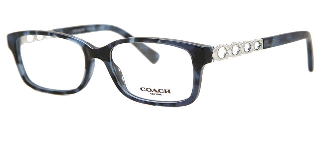Coach HC6148 5593 Square Dark Blue Tortoise Eyeglasses  display picture 3