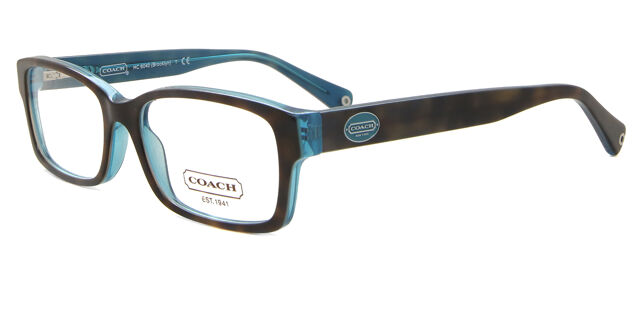 Coach HC6040 BROOKLYN 5116 Rectangle Dark Tortoise Blue  display picture 1