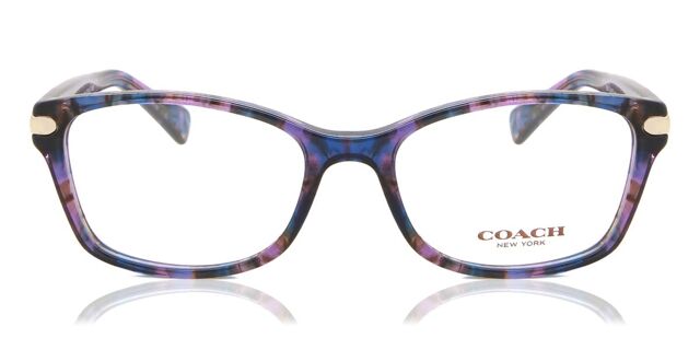 Coach HC6065 5288 Rectangle Purple Tortoise Eyeglasses  display picture 1