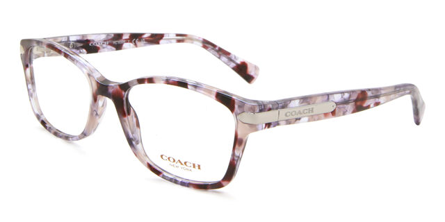 Coach HC6065 5548 Purple Tortoise Eyeglasses Frames 51-17-135 w/ Case Coach HC6065 5548 Eyeglasses Women main image 3