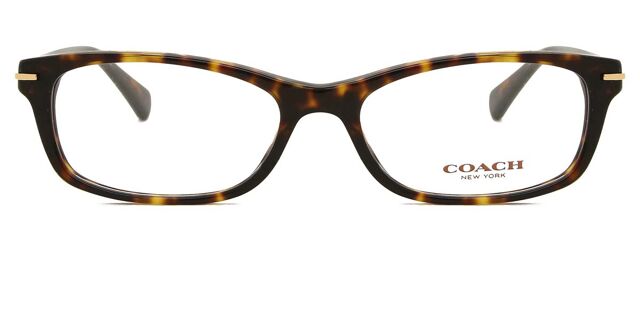 Coach HC6054 ELISE 5001 Square Dark Tortoise Eyeglasses 