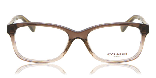 Coach HC6089 5400 Square Transparent Brown Eyeglasses  display picture 3