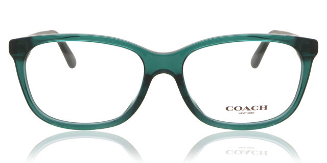 Coach HC6139U 5661 Square Transparent Emerald Green  display picture 2