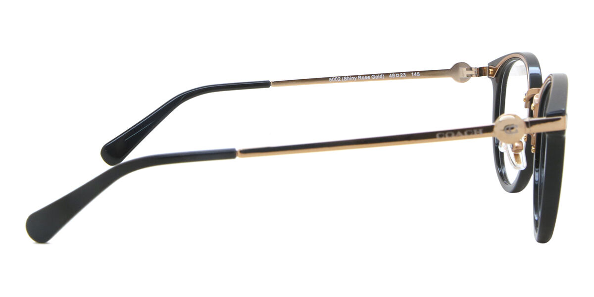 Coach HC5133D Asian Fit 5002 Shiny Black Eyeglasses