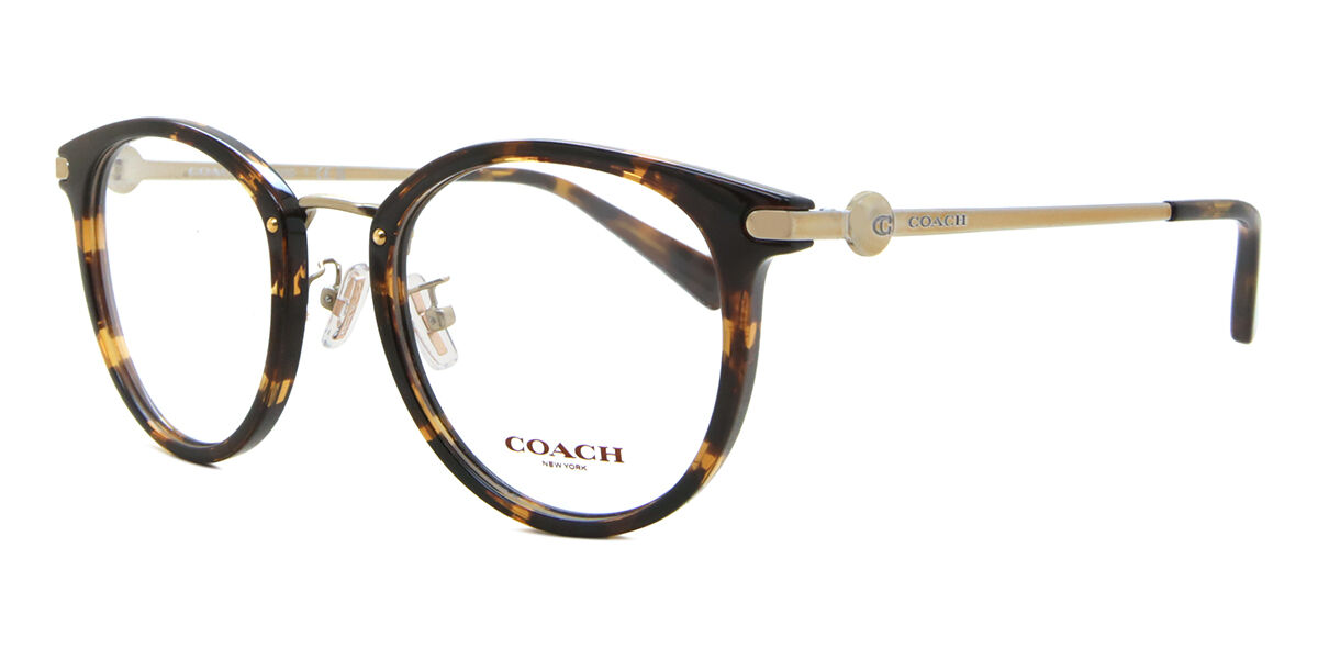 Coach HC5133D Asian Fit 5120 Oval Dark Tortoiseshell Eyeglasses