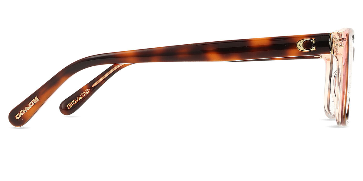 Coach HC6129 5727 Rectangle Tortoise Crystal Eyeglasses