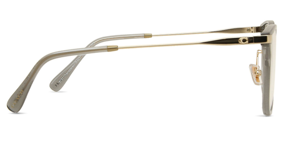 Coach HC6214D Asian Fit 5751 Transparent Grey Eyeglasses