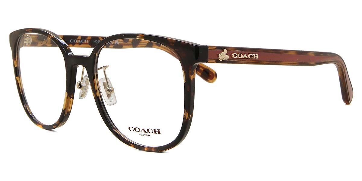 Coach HC6217 Asian Fit 5120 Oval Tortoise Eyeglasses