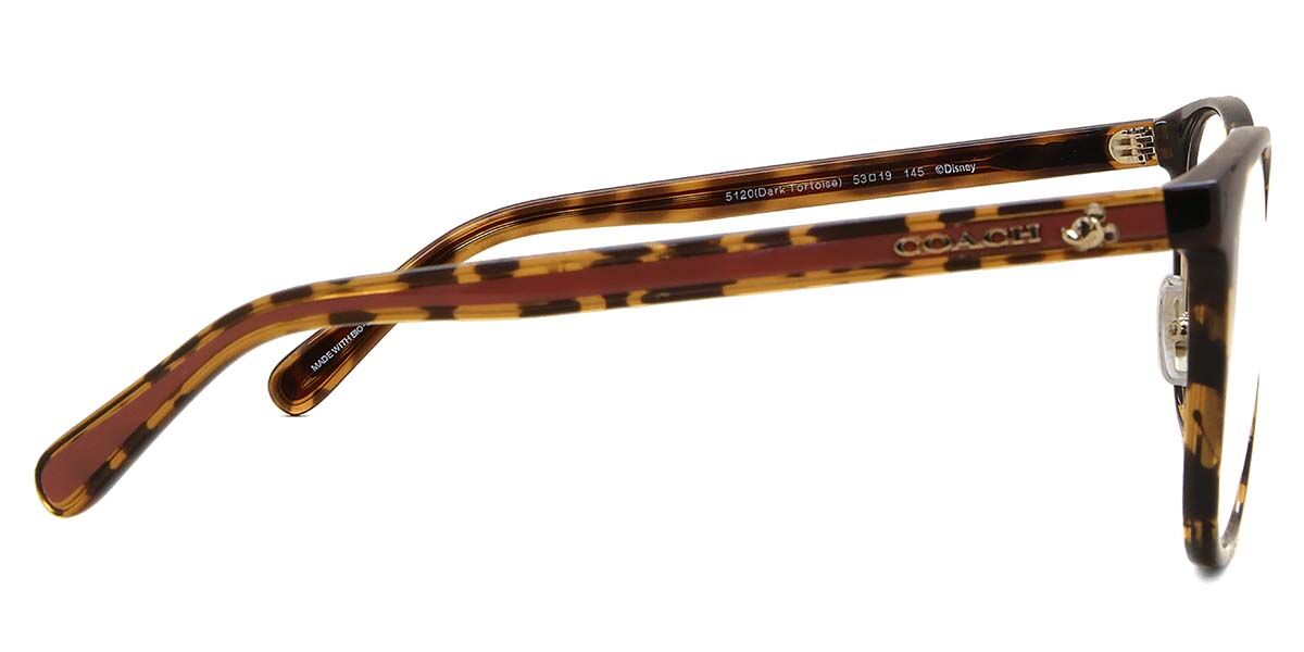 Coach HC6217 Asian Fit 5120 Oval Tortoise Eyeglasses