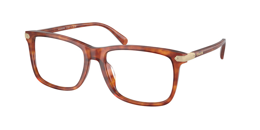 Coach HC6228U 5774 Square Tortoise Caramel Eyeglasses | SmartBuyGlasses US