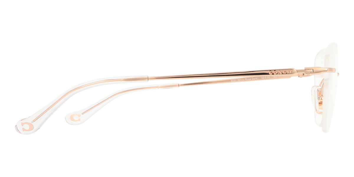 Coach HC5185 9331 Cat Eye Polished Rose Gold Eyeglasses