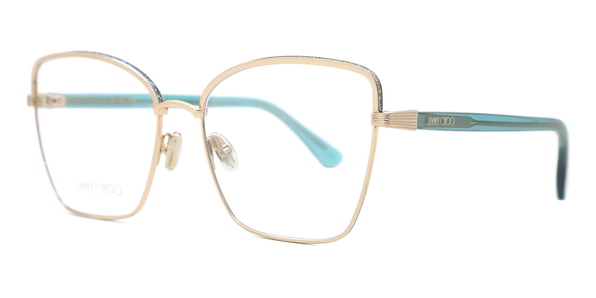 Jimmy Choo JC266 J5G Butterfly Gold Eyeglasses | SmartBuyGlasses US