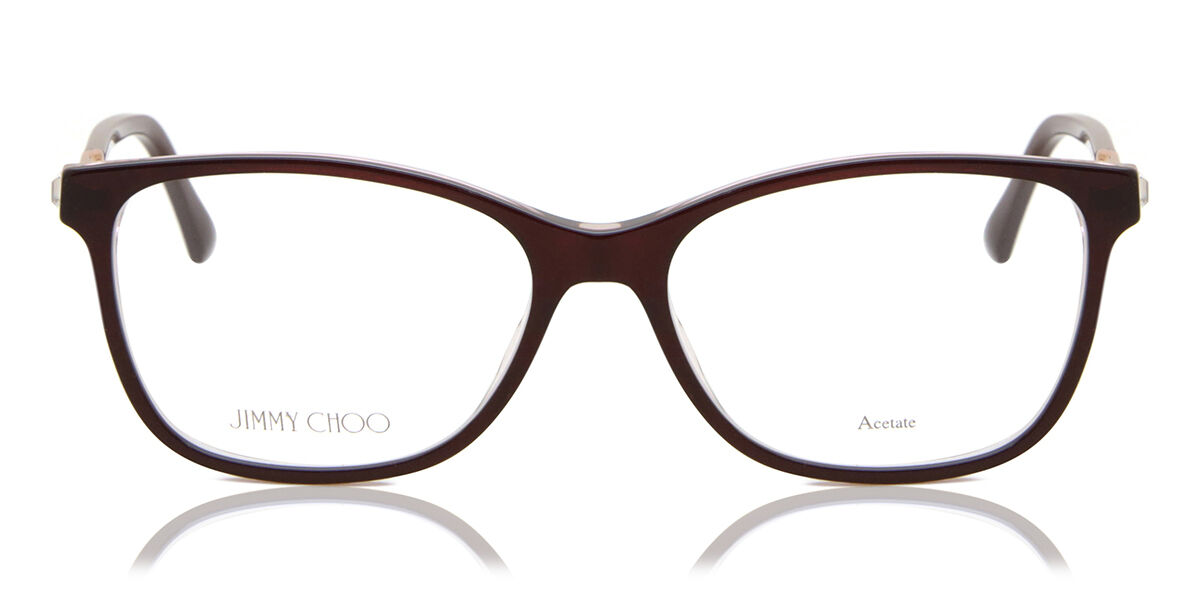 Jimmy Choo JC274 0MY Square Transparent Brown Eyeglasses