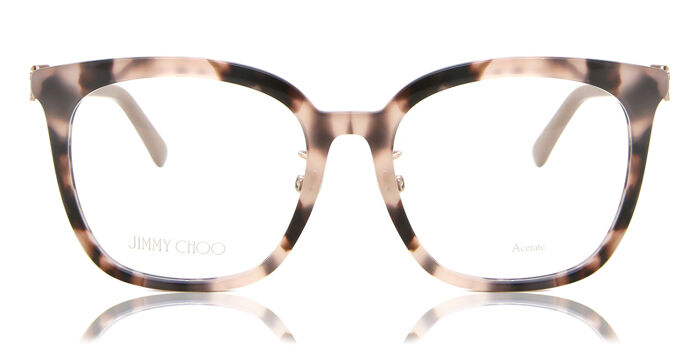 Jimmy Choo JC146 PUU Square Tortoiseshell Eyeglasses 