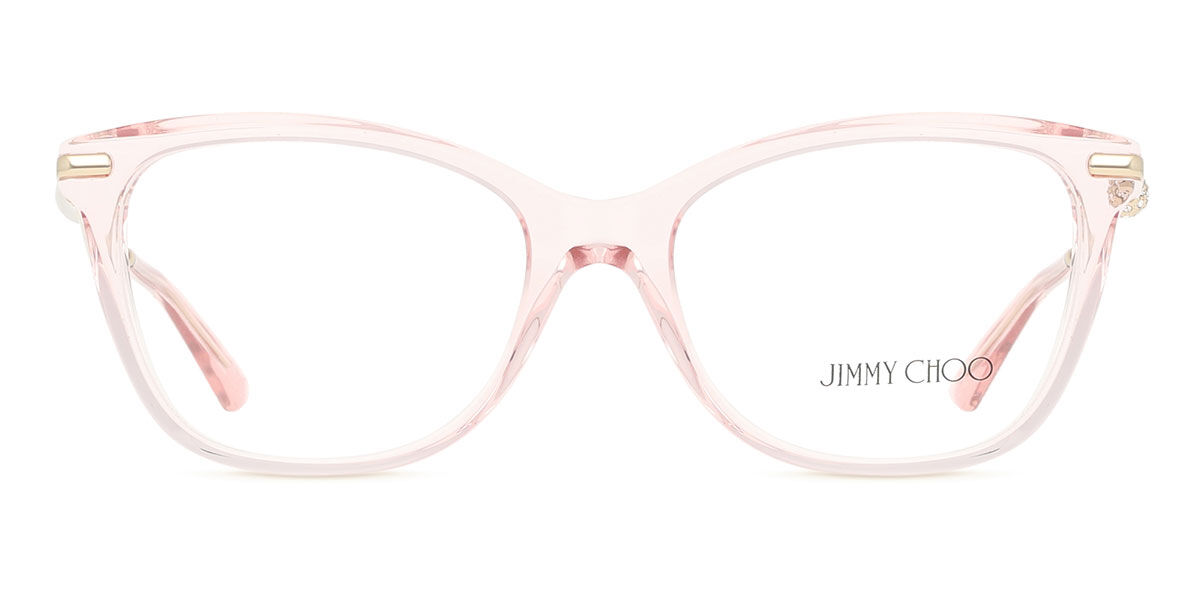 新品 ジミーチュウ JC3015」53□17-145 眼鏡フレーム ピンク系 JIMMY CHOO - 新品 ジミーチュウ JC3015」53□17-145 眼鏡フレーム
