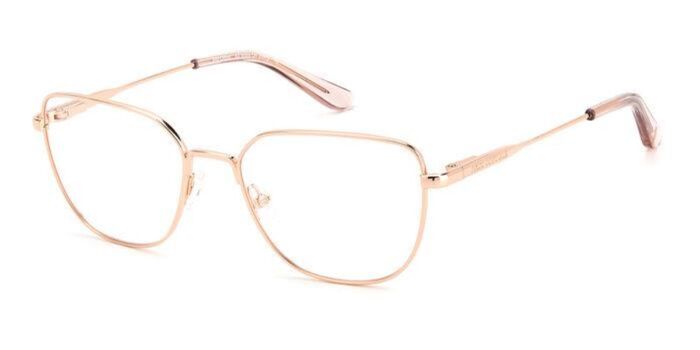 Juicy Couture JU 206 807 Oval Black On Gold Eyeglasses  display picture 3