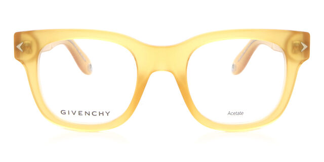 Givenchy GV 0032 TZ6 Square Transparent Yellow Eyeglasses  display picture 3