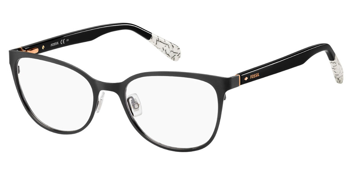 Fossil FOS 7053/G 003 Oval Matte Black Eyeglasses | SmartBuyGlasses US