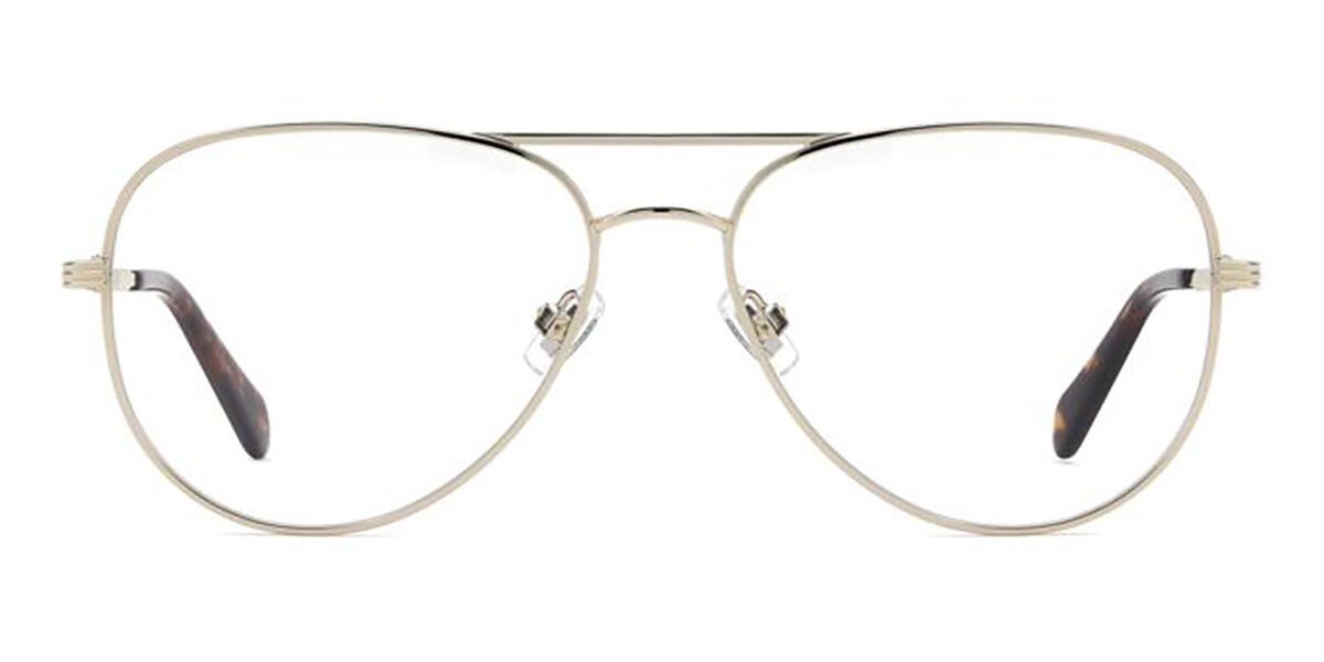 Fossil FOS 7206/G Asian Fit 3YG Pilot Gold Eyeglasses | SmartBuyGlasses US