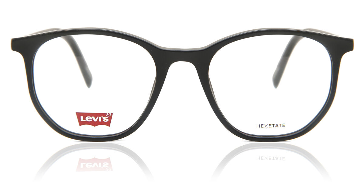 Levi's LV 1002 807 Square Black Eyeglasses | SmartBuyGlasses US