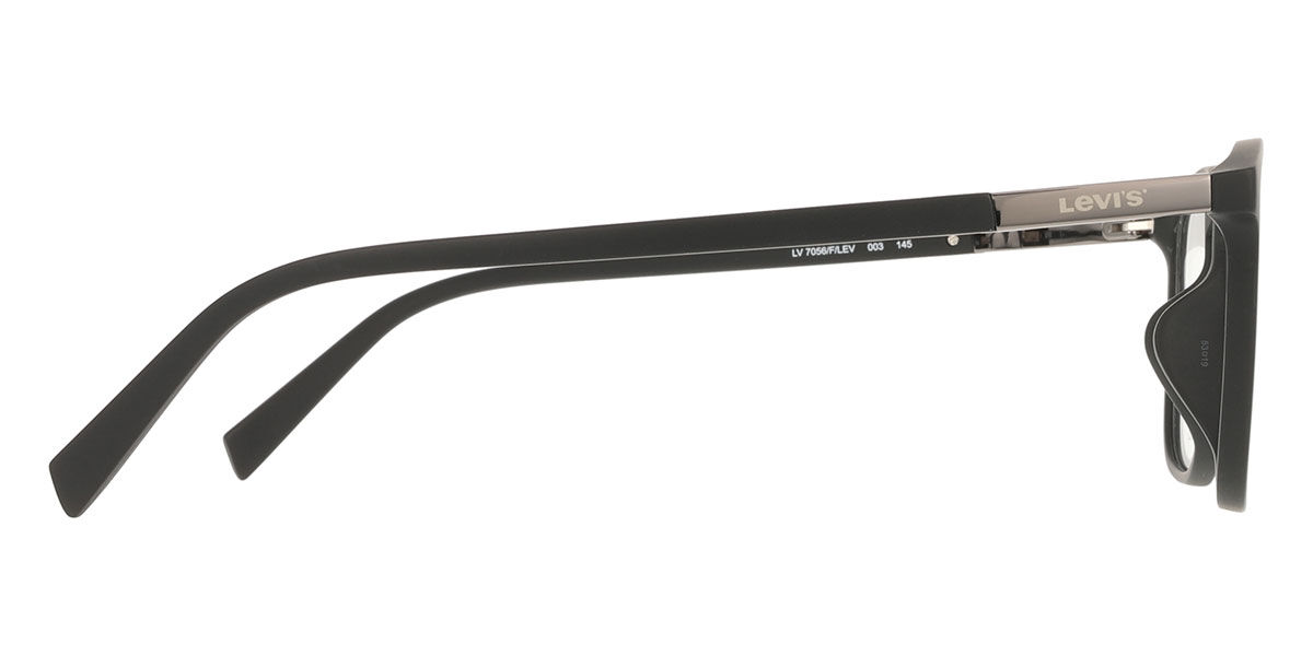 Levi's LV 7056/F/LEV 003 Matte Black Eyeglasses | SmartBuyGlasses US