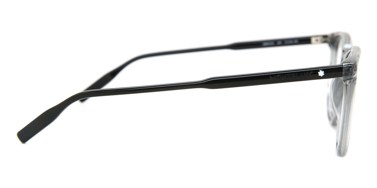 Montblanc MB0010O 009 Square Transparent Grey Eyeglasses