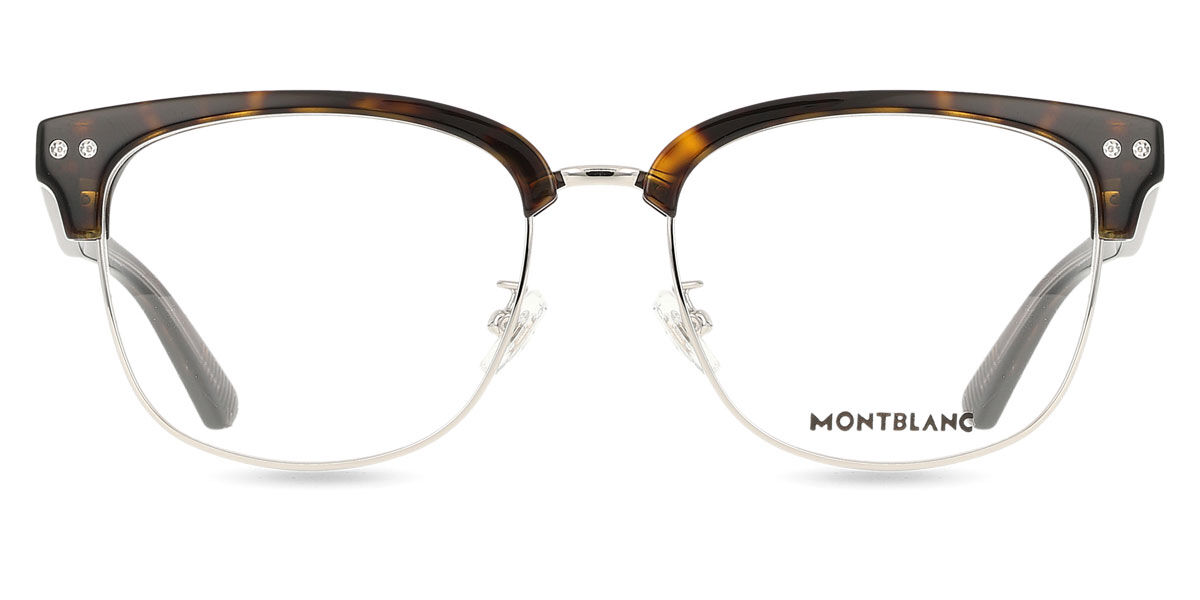 BLANC..B0014 47口23-145 ROSY BRN / L.BRN Montblanc Browline Eyeglasses – Premium Quality, Free Delivery