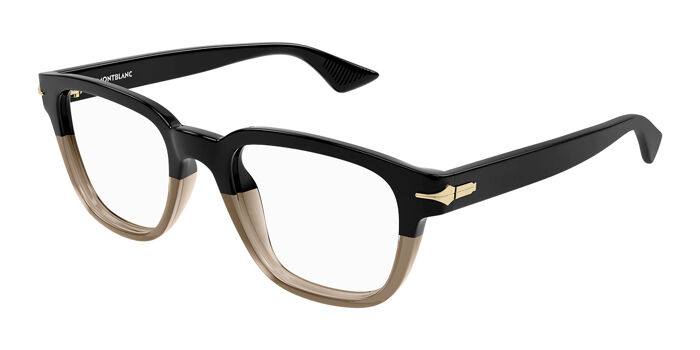 Montblanc MB0305O 006 Square Dark Tortoise Eyeglasses  display picture 1