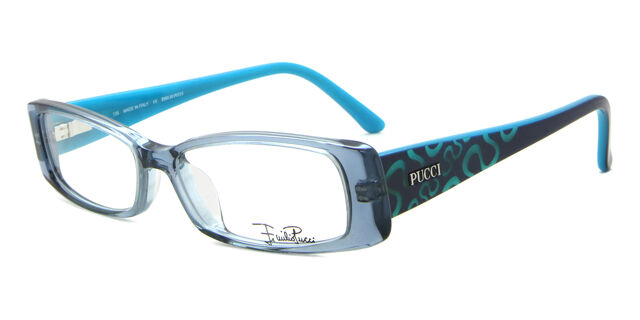 Emilio Pucci EP2655 462 Rectangle Light Blue Eyeglasses  display picture 1