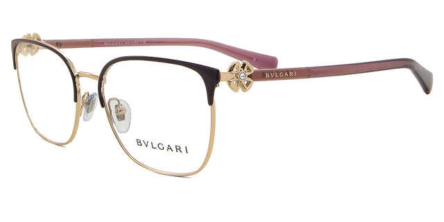 Bvlgari BV2234B 2035 Square Purple Rose Gold Eyeglasses  display picture 1