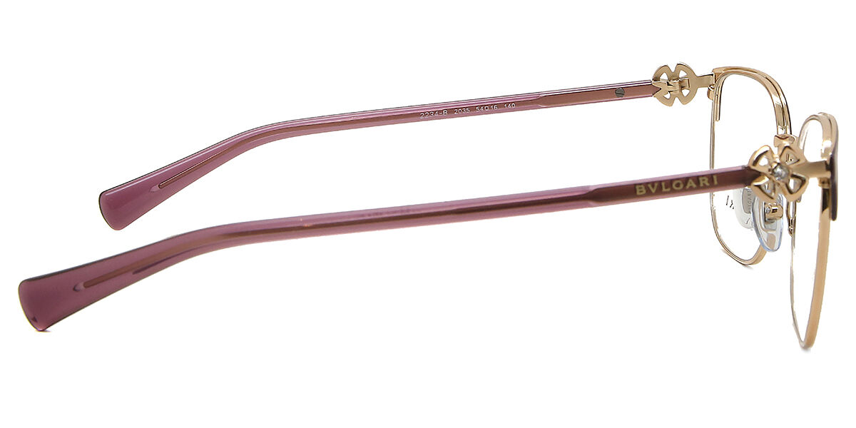 いちごっち　ＢVLGARI 眼鏡　度入り 国内正規品】ブルガリ 眼鏡 伊達メガネ対応 BV2115T-4051 53 WINE RED