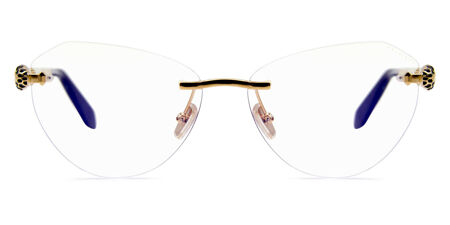 BVLGARI Women’s Rimless Eyeglasses | Silver/Black | Blue Blocker + Transitions BV2190B Eyeglasses Frames by Bulgari main image 2
