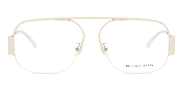Bottega Veneta BV1067O 002 Pilot Gold Eyeglasses  display picture 2