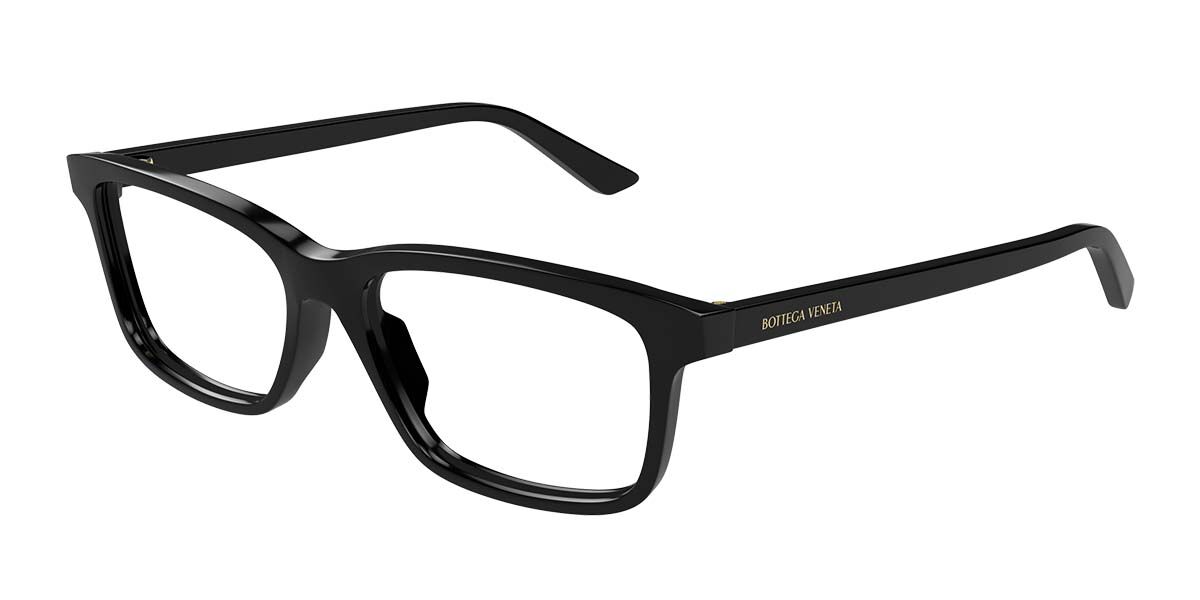 Bottega Veneta BV1314O 001 Rectangle Black Eyeglasses
