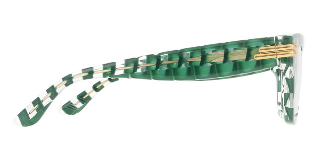 Bottega Veneta BV1324O 004 Square Green Eyeglasses  display picture 2