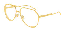 Bottega Veneta BV1067O 002 Pilot Gold Eyeglasses  display picture 2