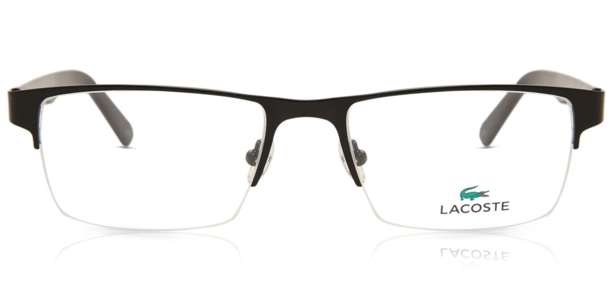 Lacoste L2237 002 Rectangle Black Eyeglasses | SmartBuyGlasses US