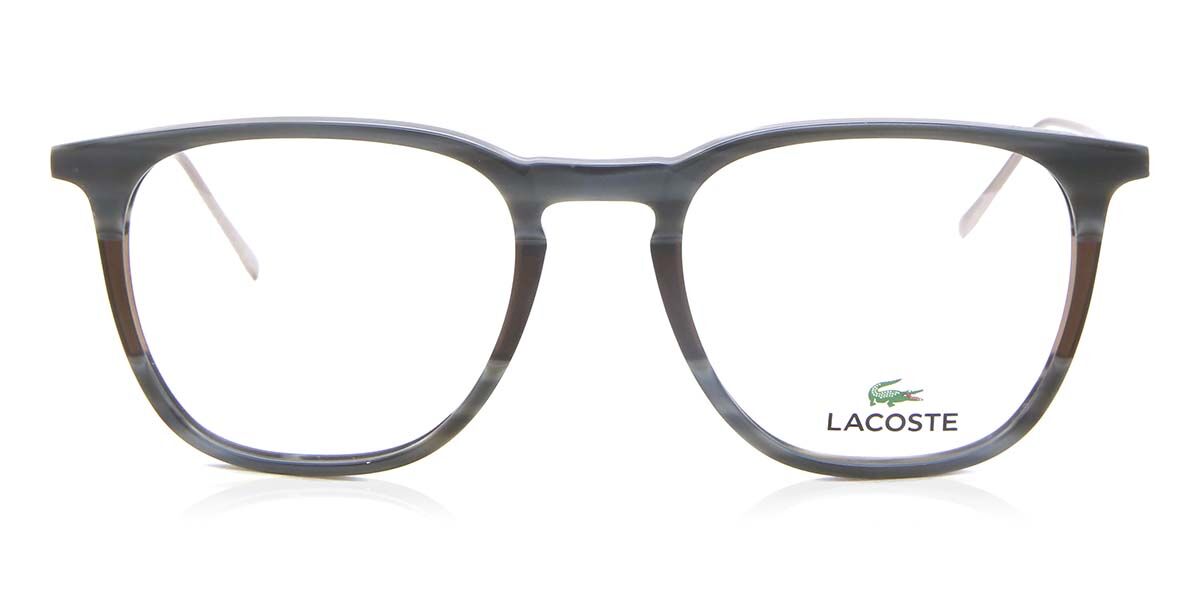 Lacoste L2828 210 Square Brown Eyeglasses | SmartBuyGlasses US
