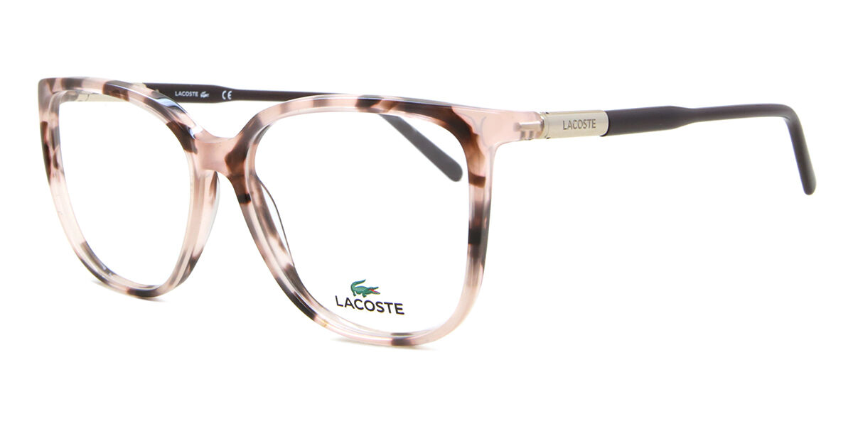 Lacoste L2892 690 Square Pink Havana Eyeglasses | SmartBuyGlasses US