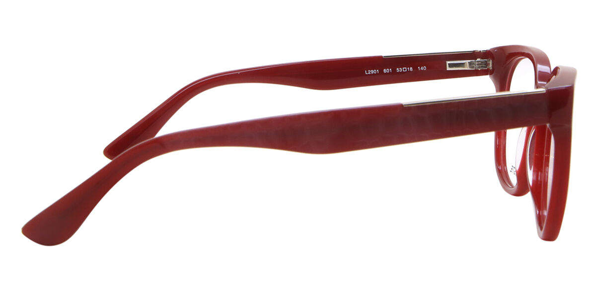 Lacoste L2901 601 Square Opal Burgundy Eyeglasses | SmartBuyGlasses US