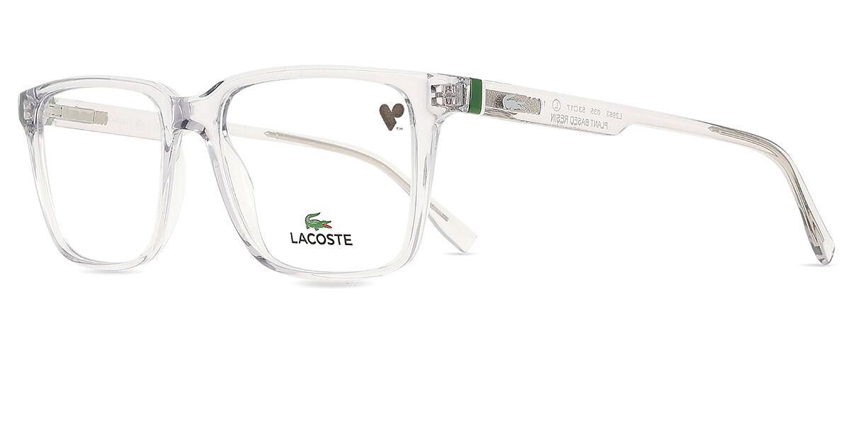 Lacoste L2963 N 035 Rectangle Transparent Grey Eyeglasses