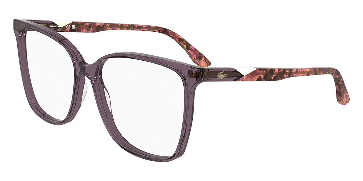 Lacoste L2989 N 514 Square Transparent Violet Eyeglasses