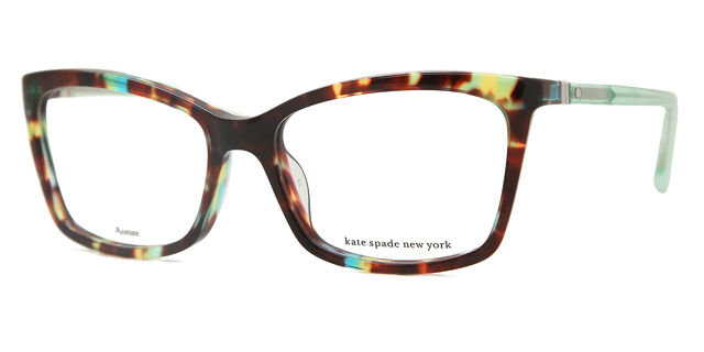 Kate Spade New York Cortina RRZ 130 Eyeglasses Frames Tortoise Mint Green 49mm Buy Kate Spade Cortina RRZ – Eyewear Collections main image 2