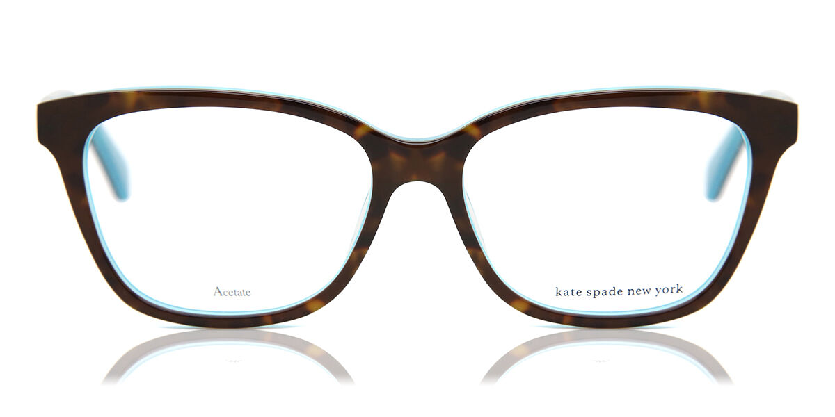 Kate Spade Jorja FZL Square Tortoise Eyeglasses | SmartBuyGlasses US